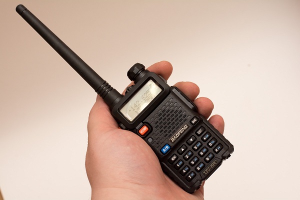 A walkie-talkie can be used if you are traveling in several vehicles to communicate on the way