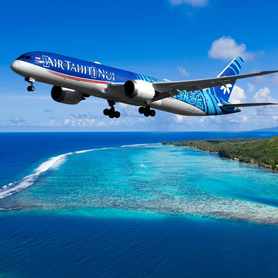 Самолет авиакомпании Air Tahiti Nui