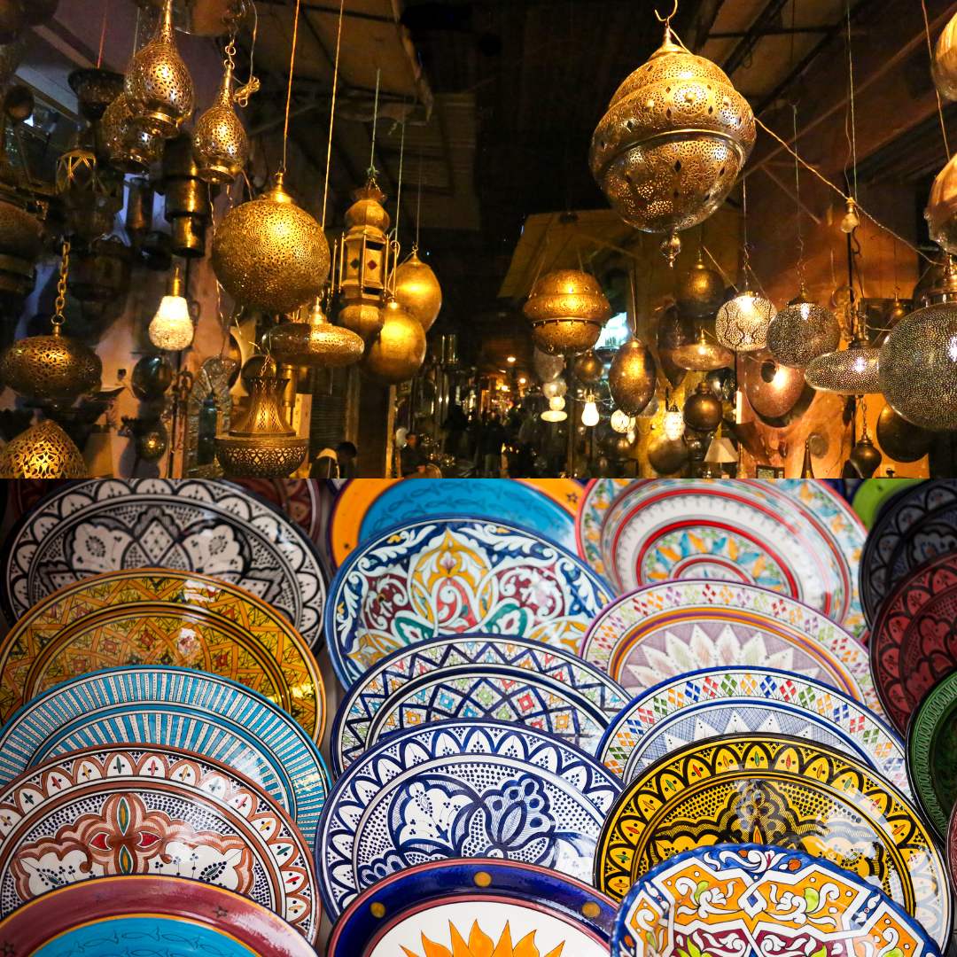 Traditioneller Souk in Marokko