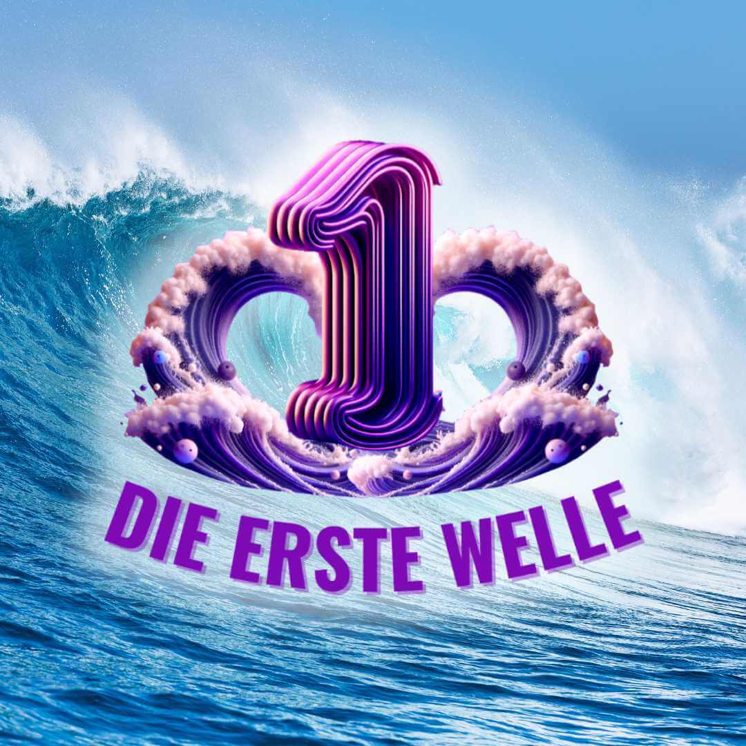 Logo der DIE ERSTE WELLE-Werbekampagne