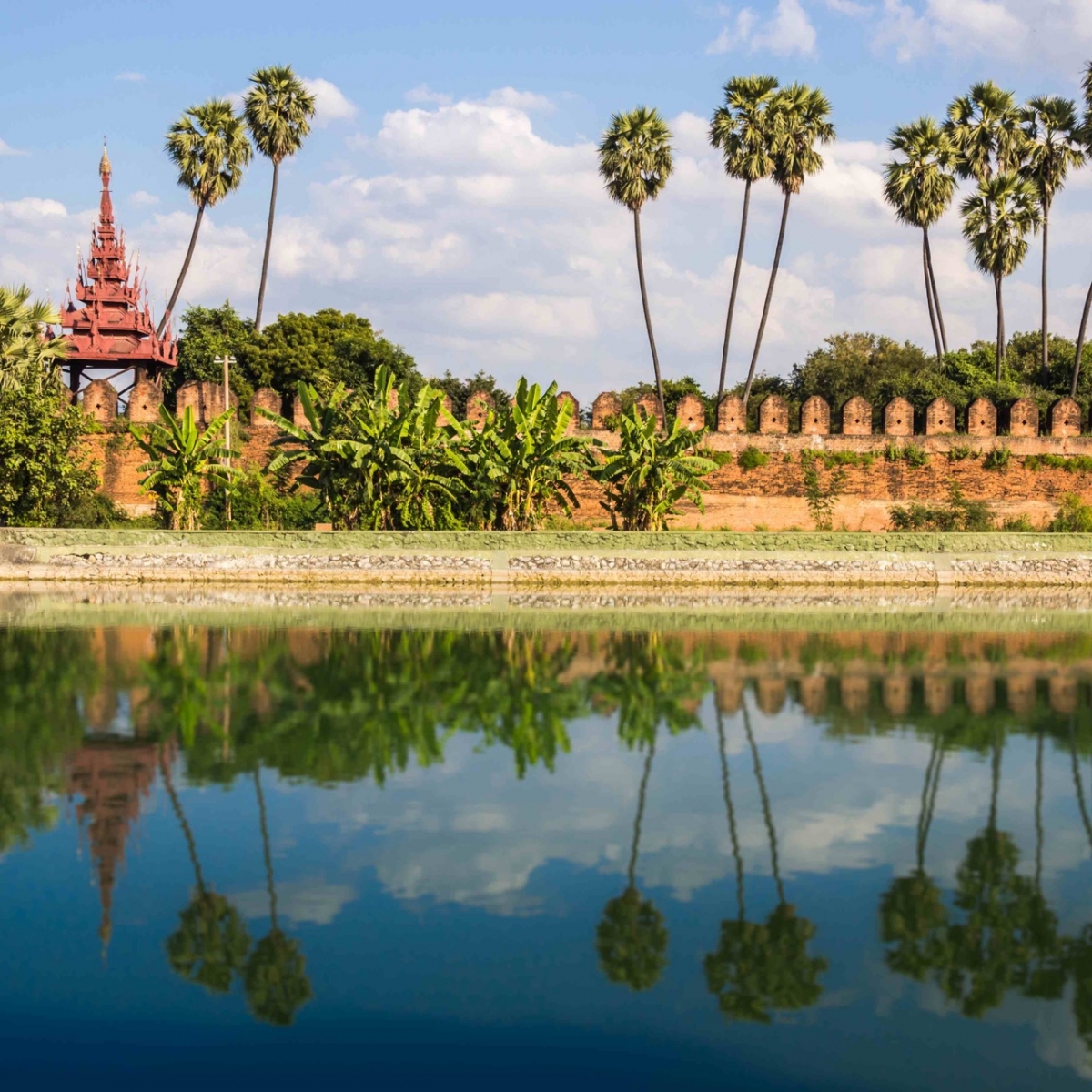 Mandalay, Burma Königspalast