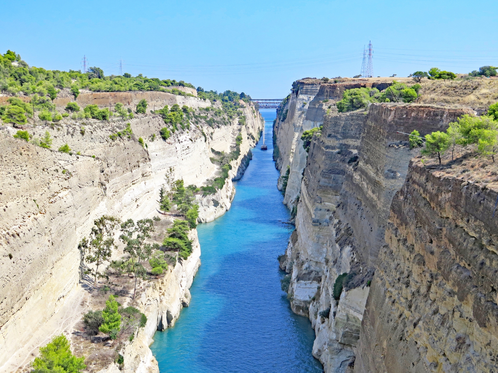 Le canal de Corinthe