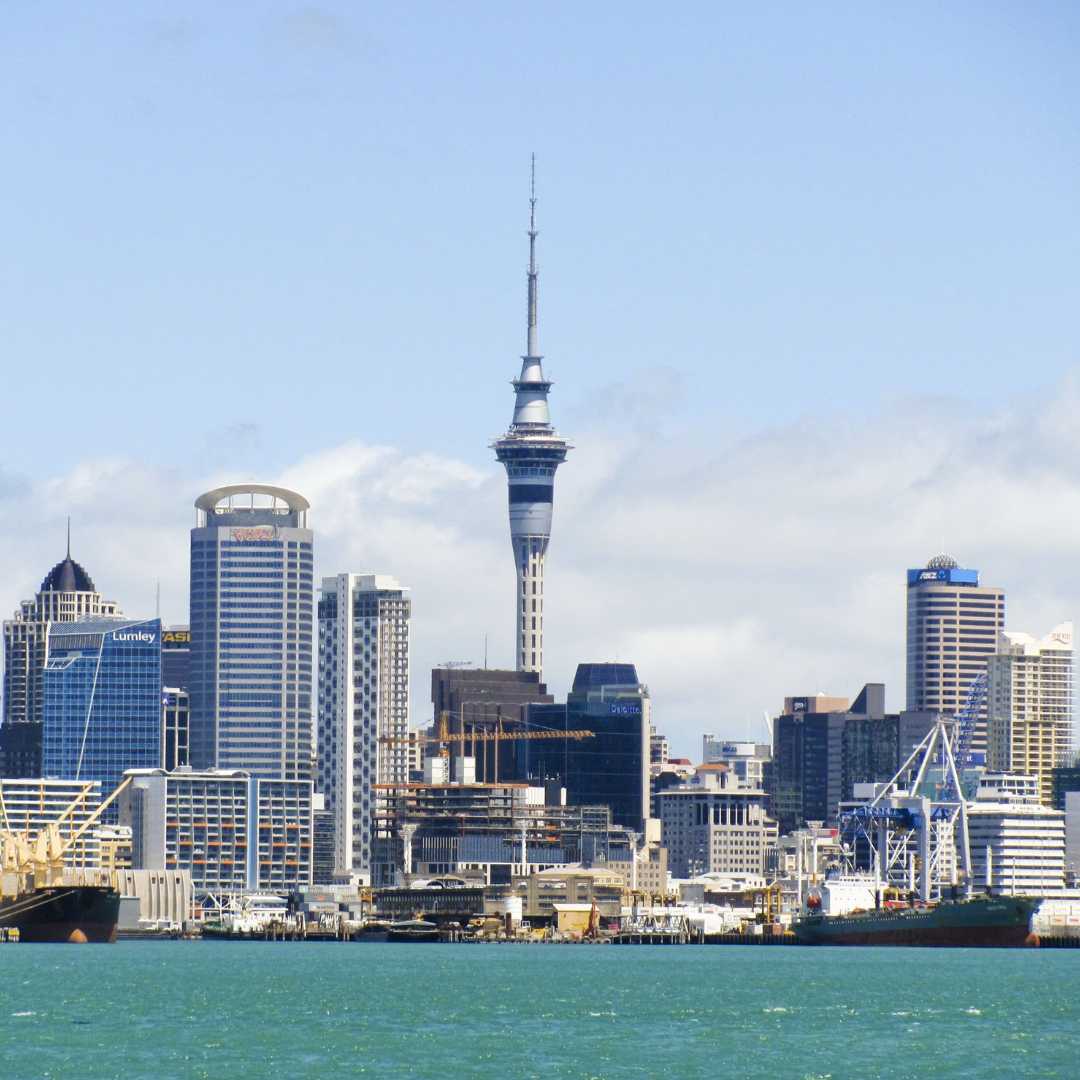 Cityscape of Auckland New Zealand