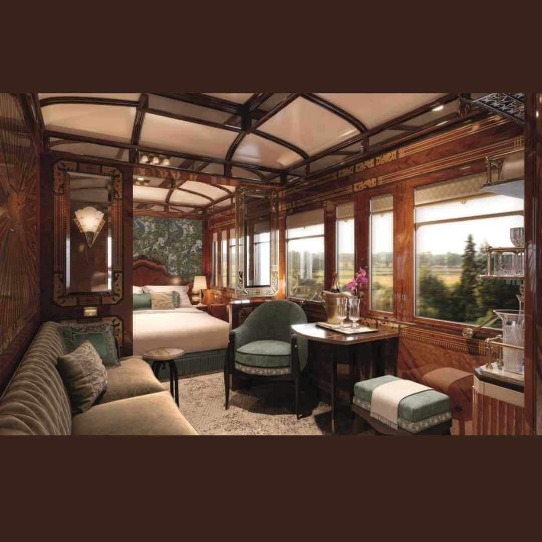 Traje de lujo en Orient Express