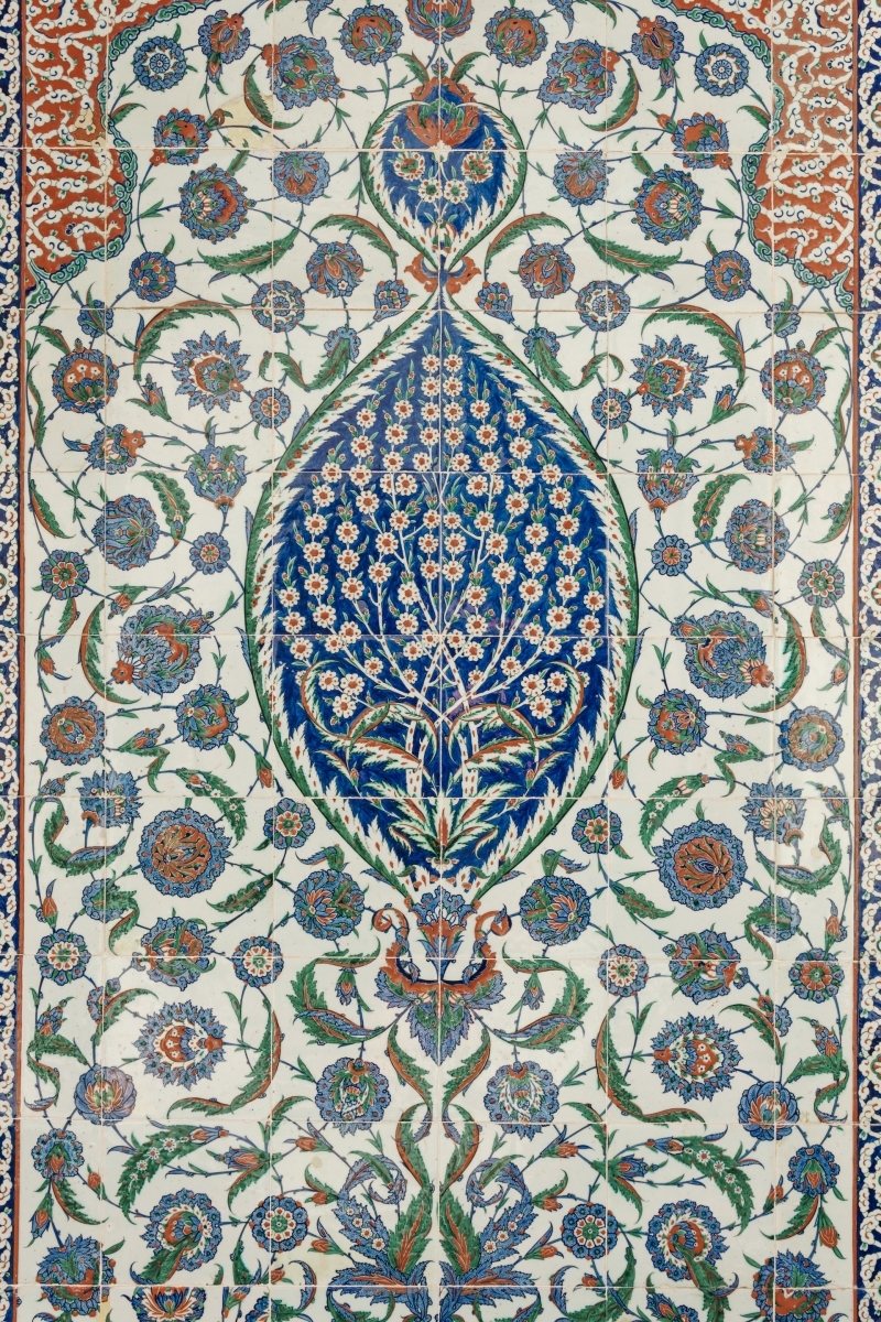 Elemento de decoración en el Palacio de Topkapi