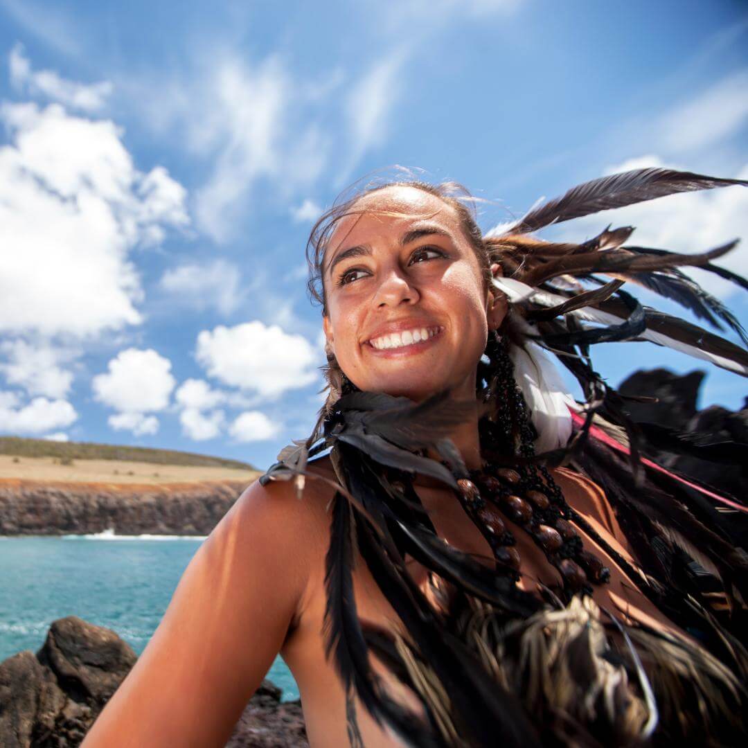 Rapa Nui-Frau