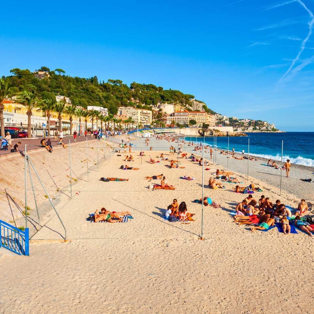 Spiaggia Blu a Nizza