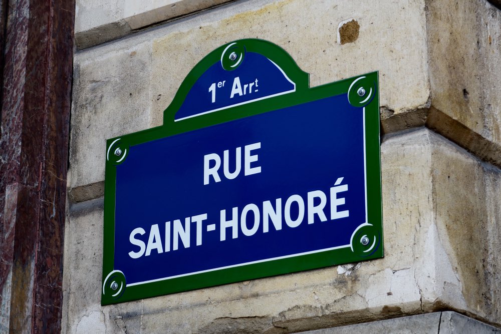 Рю-Сент-Оноре в Париже