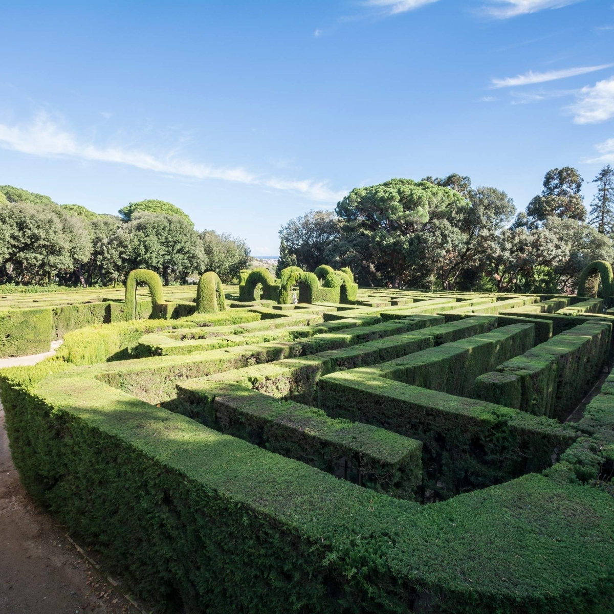 Labyrinthpark von Horta, Barcelona, ​​Spanien
