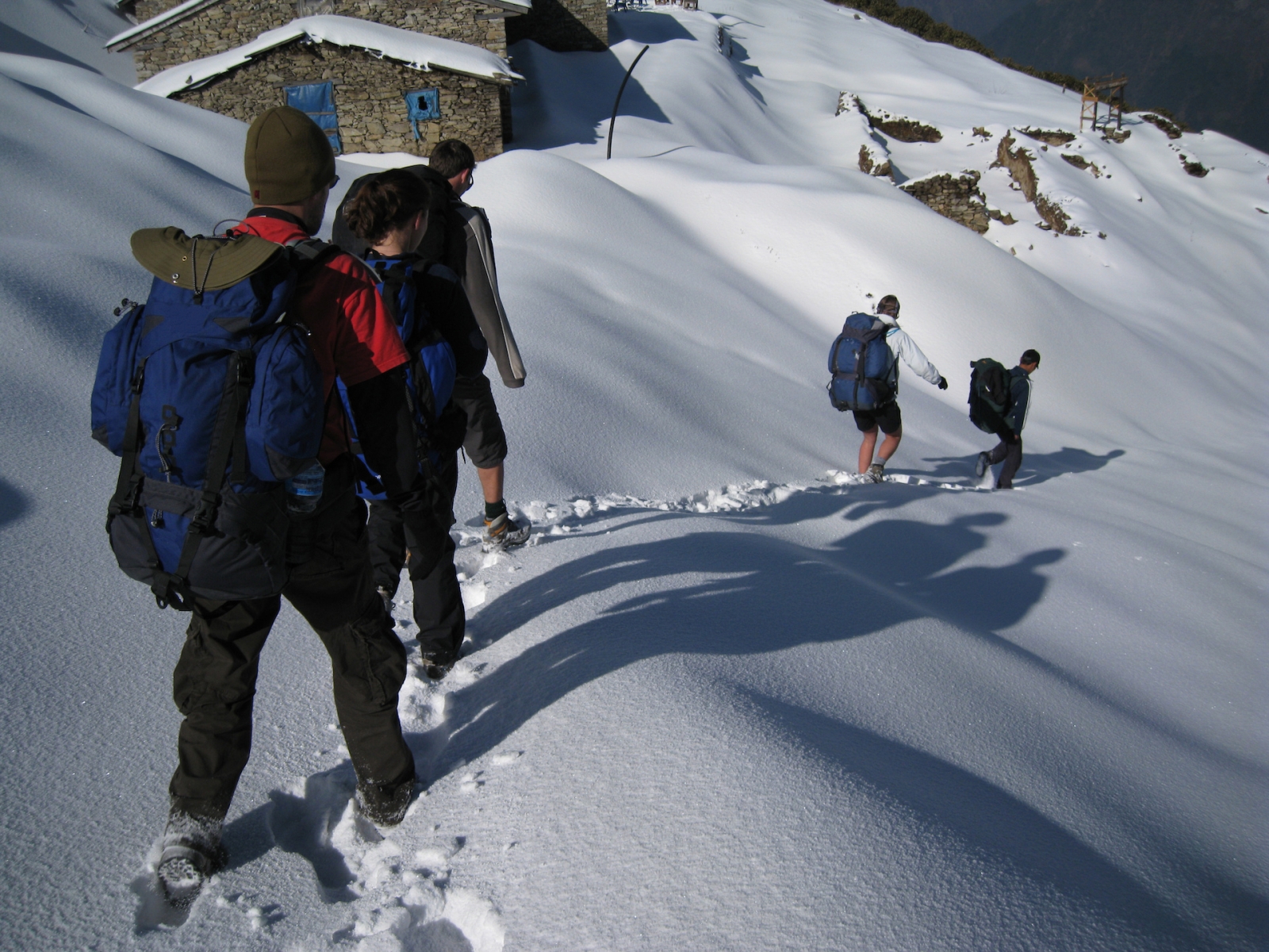 hikers in Anapurna