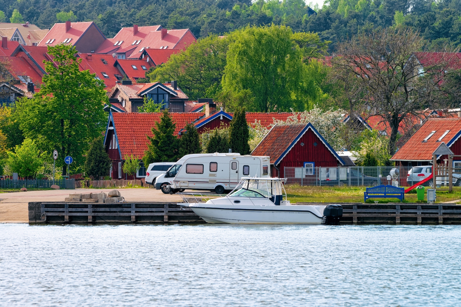 Nida ciudad turística Lituania Curonian Spit y Mar Báltico