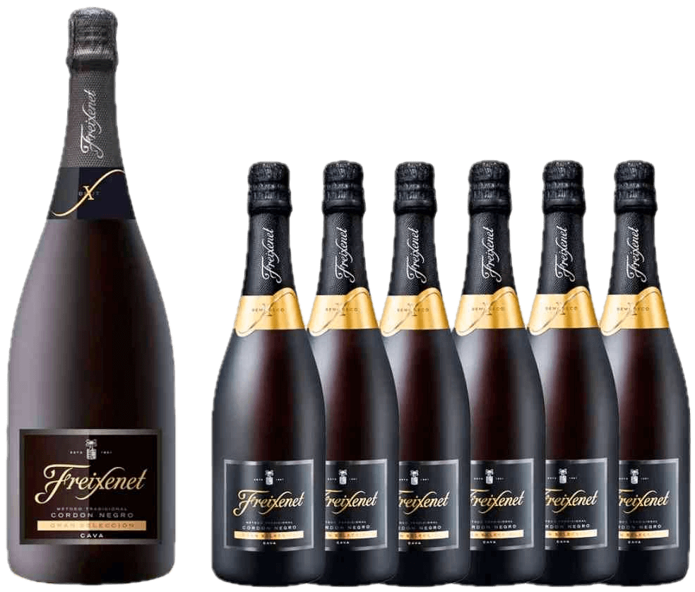L'emblématique bouteille noire de cette marque est une pièce phare dans le monde du vin mousseux.