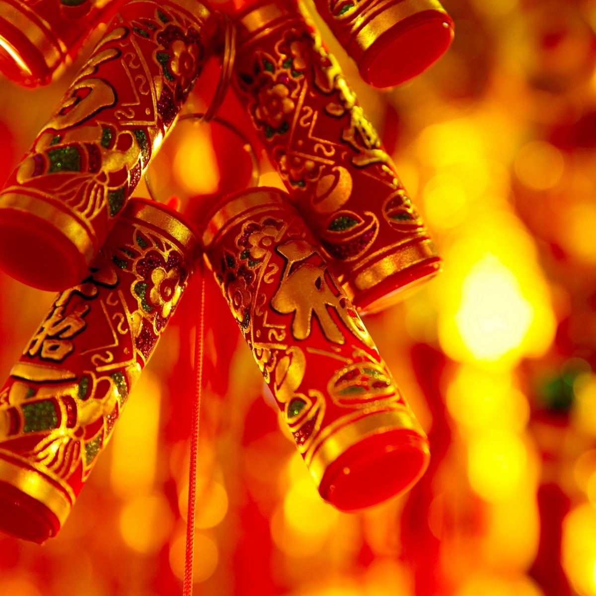 Firecrackers - decoration for Chinese New Year