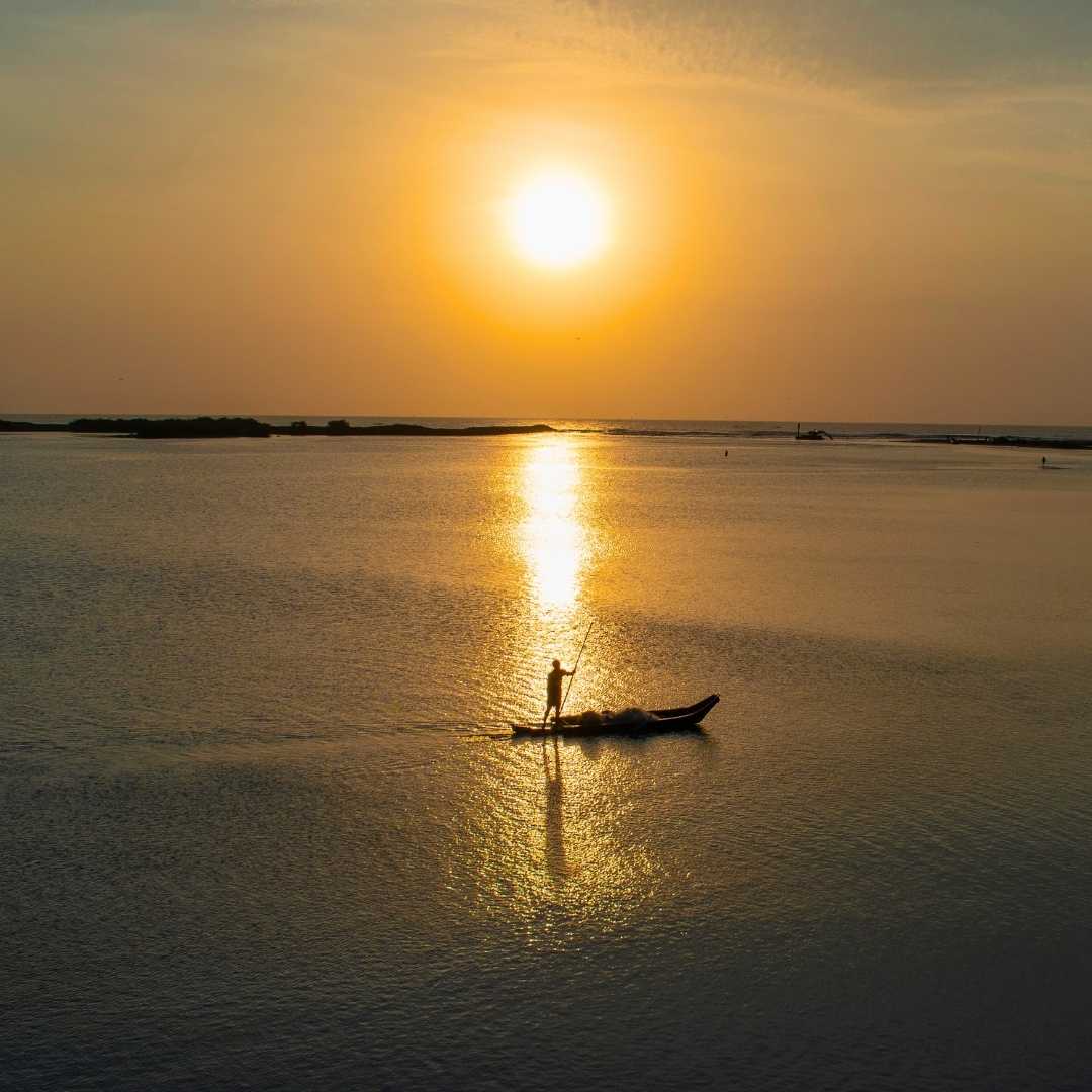 Восход солнца – лучший момент для рыбалки