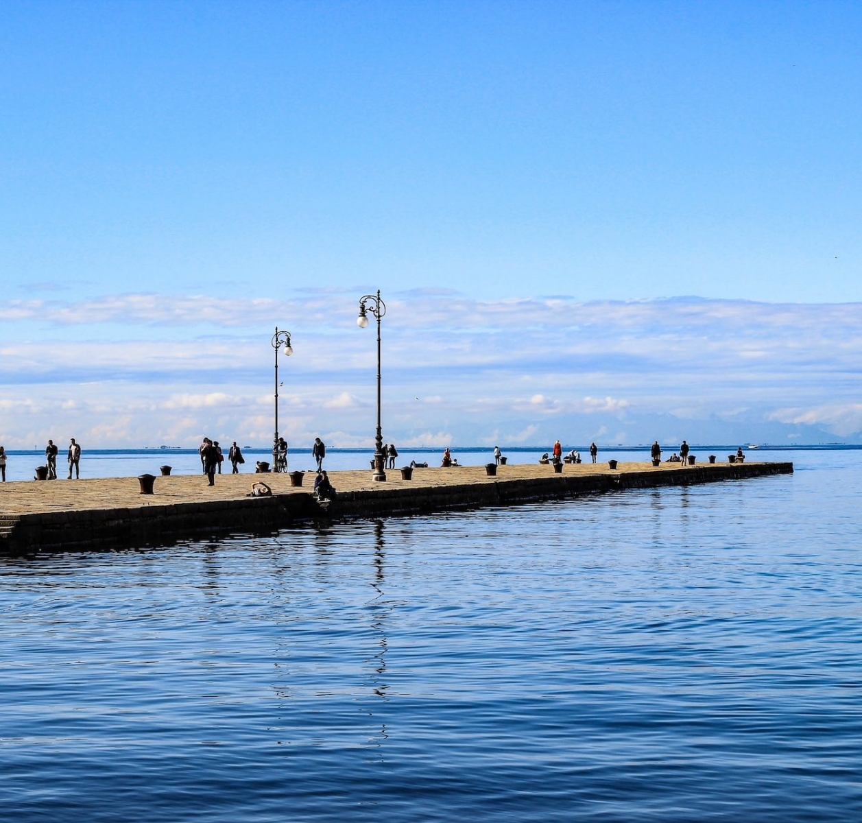 Molo Audace en Trieste