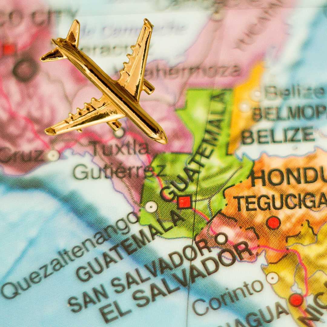 Mappa del Guatemala