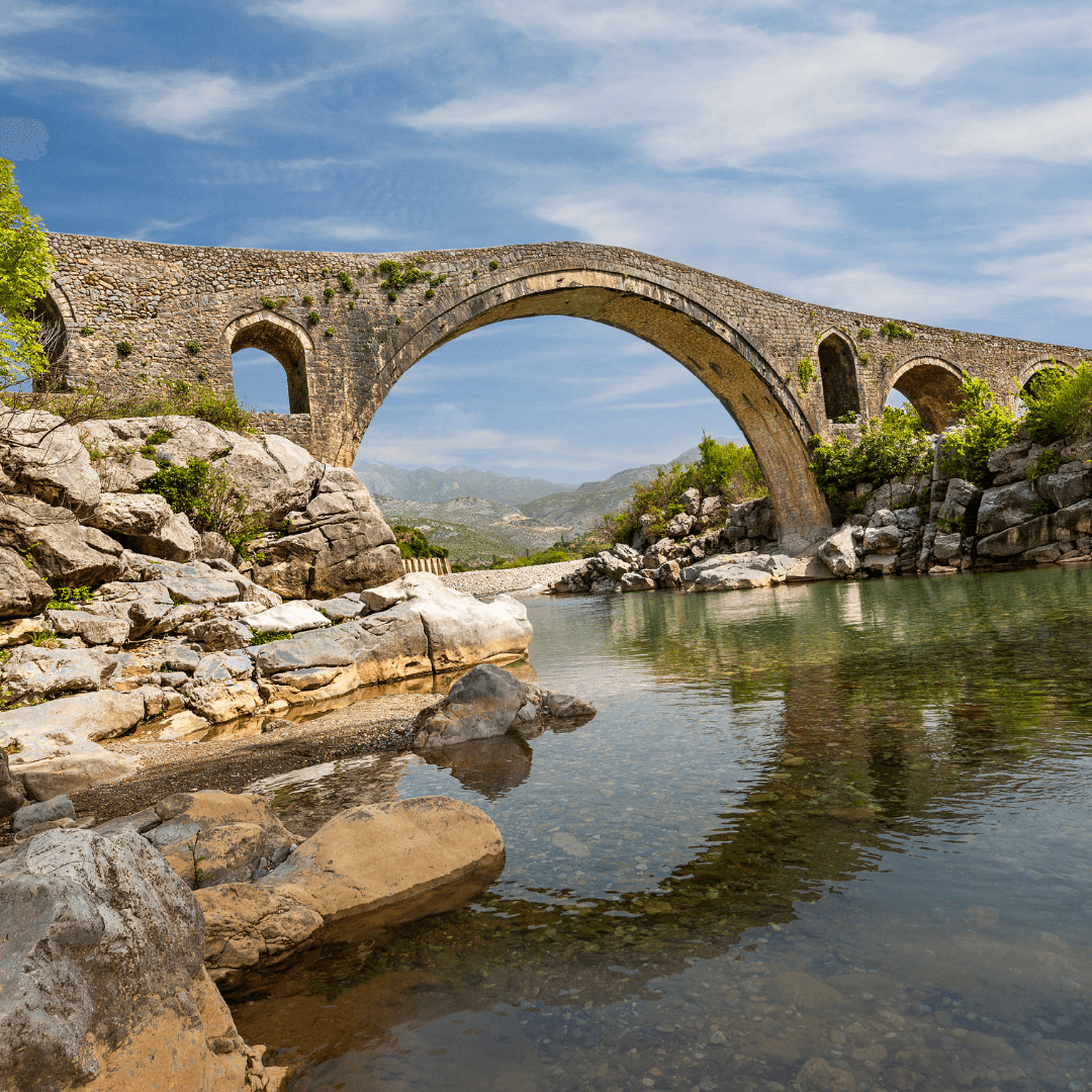 Mesi Bridge, Shkoder, Albania
