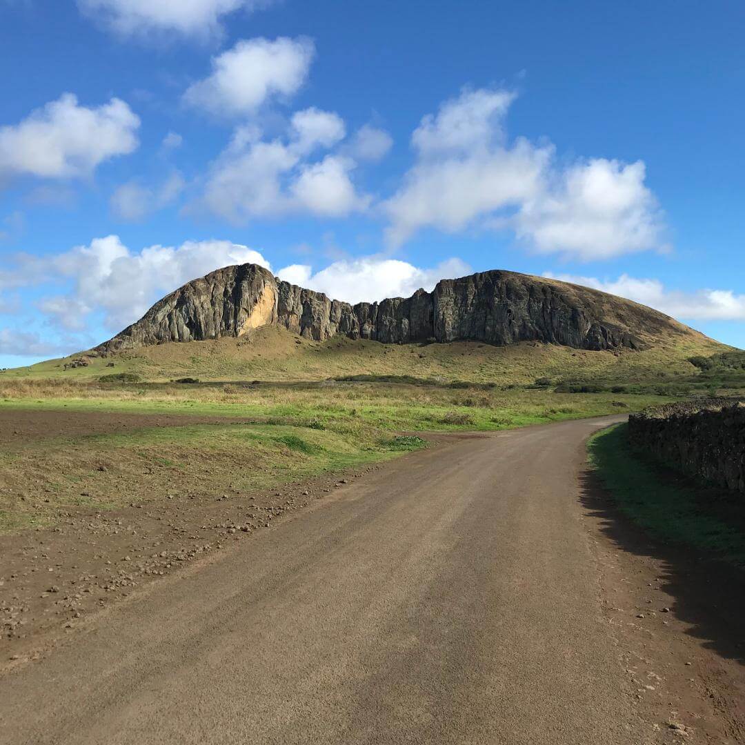 The only Easter Island highway