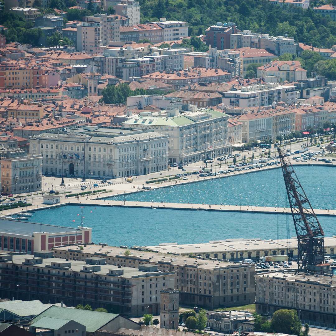 Sea port of Trieste