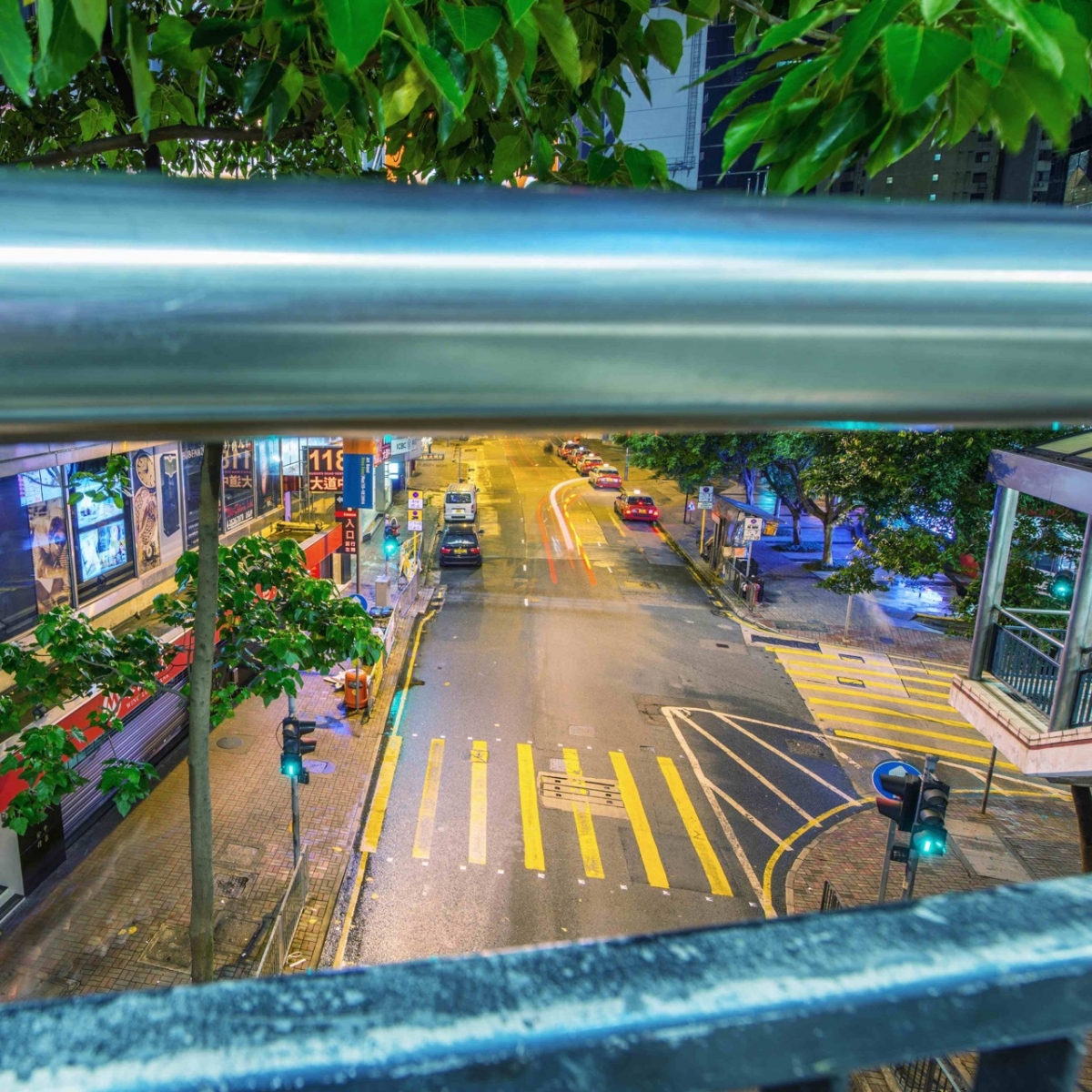 Escalera mecánica Trans City en Hong Kong