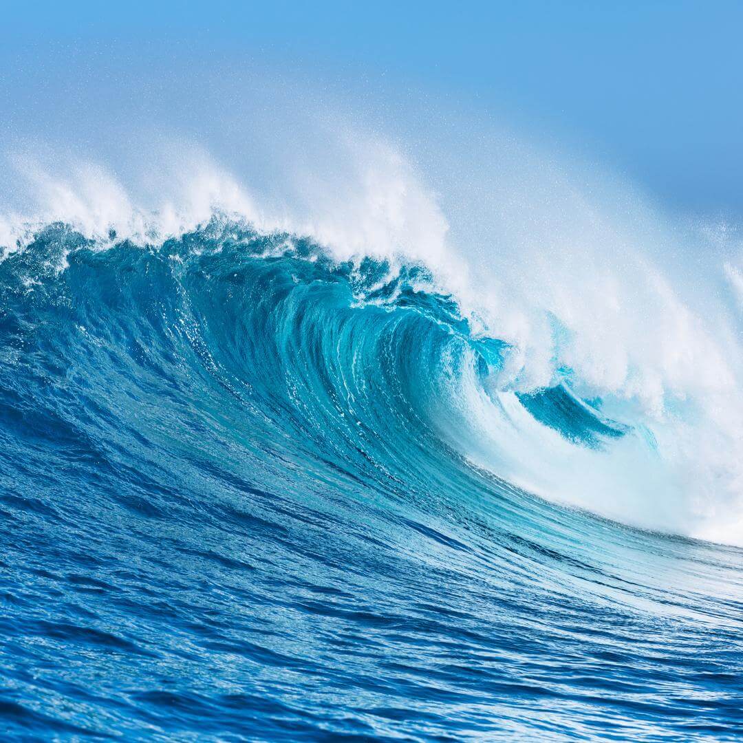Pacific Ocean waves