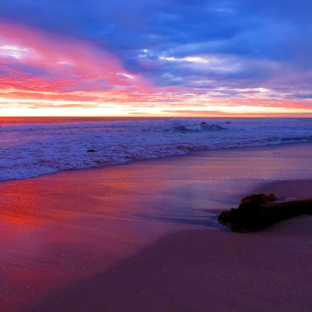 Sonnenuntergang an der Playa Santa Teresa
