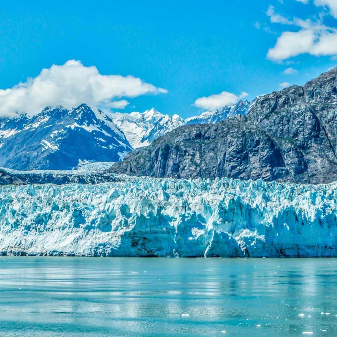 Glacier in Glacier Bay, Alaska