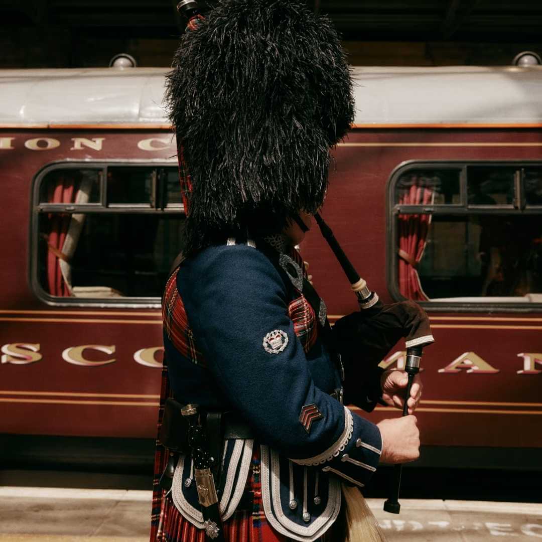 Развлечения во время остановки на роскошном поезде Belmond Royal Scotsman