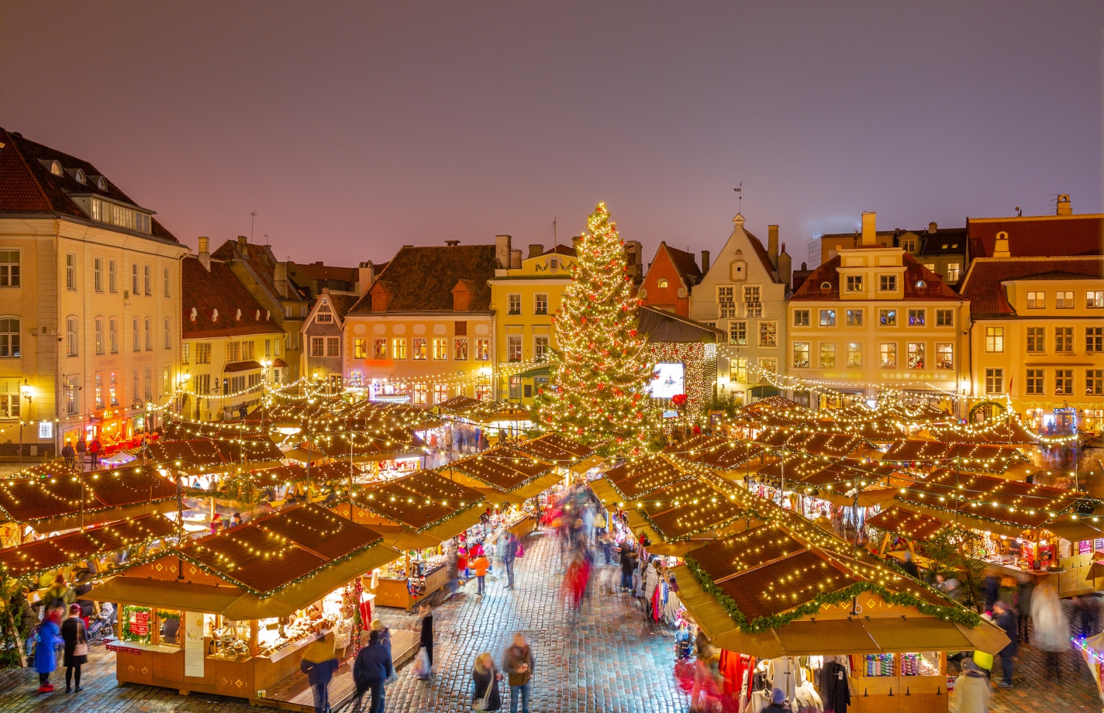 Mercado navideño de Tallin, Estonia.