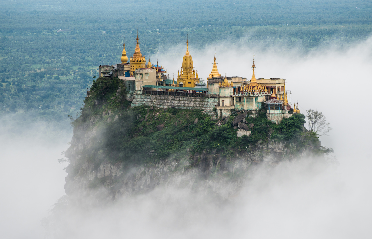 Monte Popa in Birmania