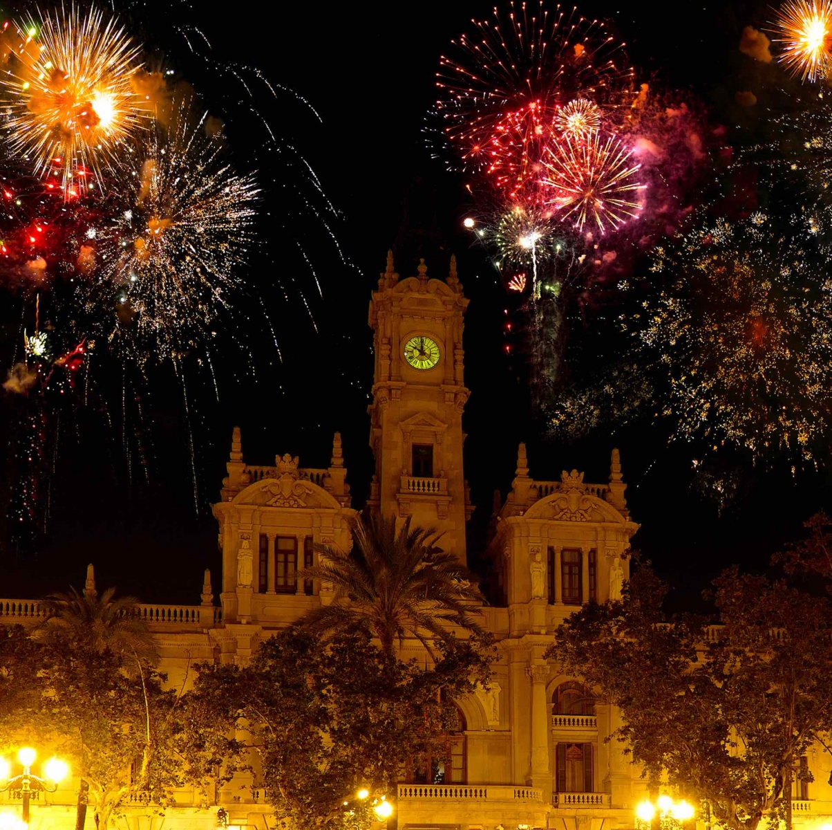 Feuerwerk in Valencia