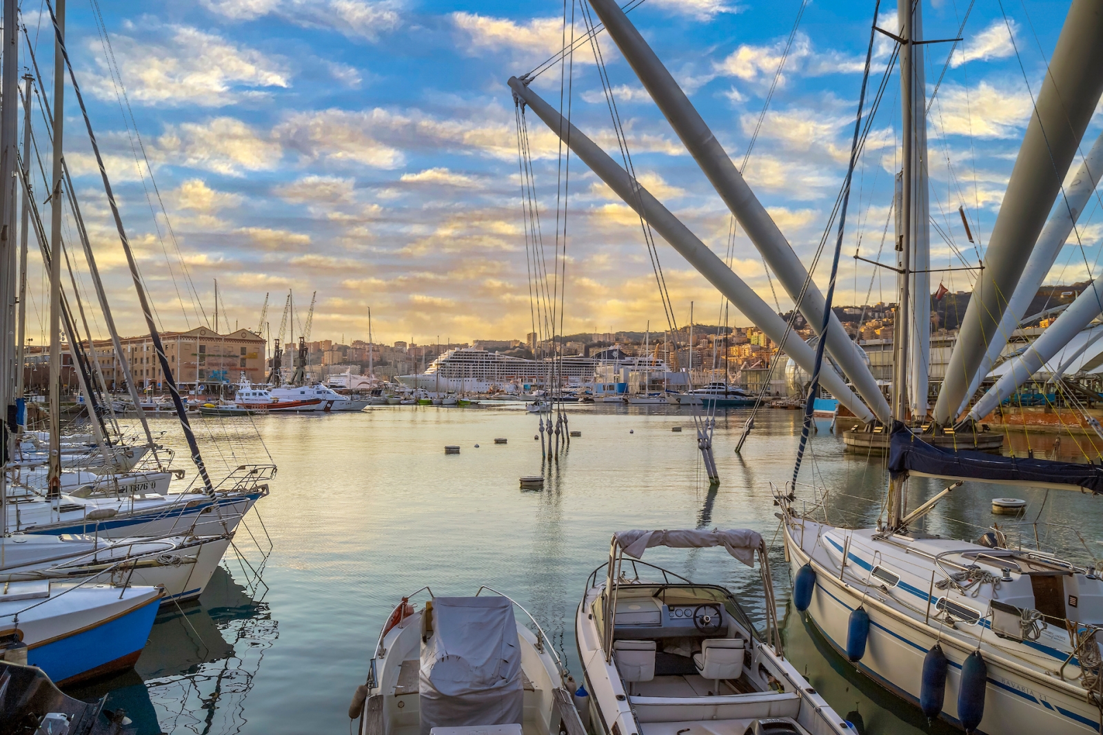 Porto Antico, Génova, Liguria, Italia