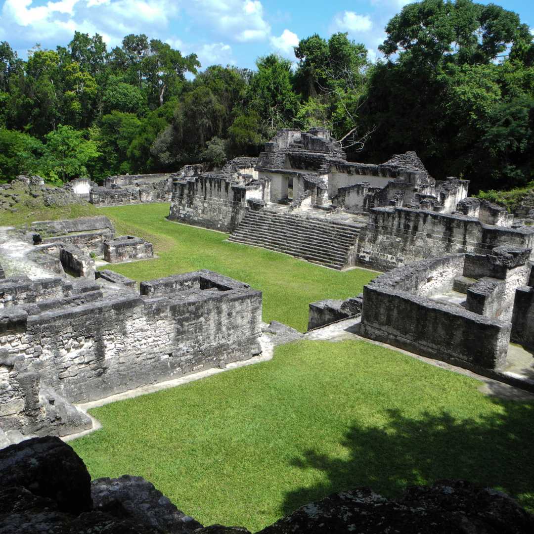 Mayan structure at Tikal National Park
