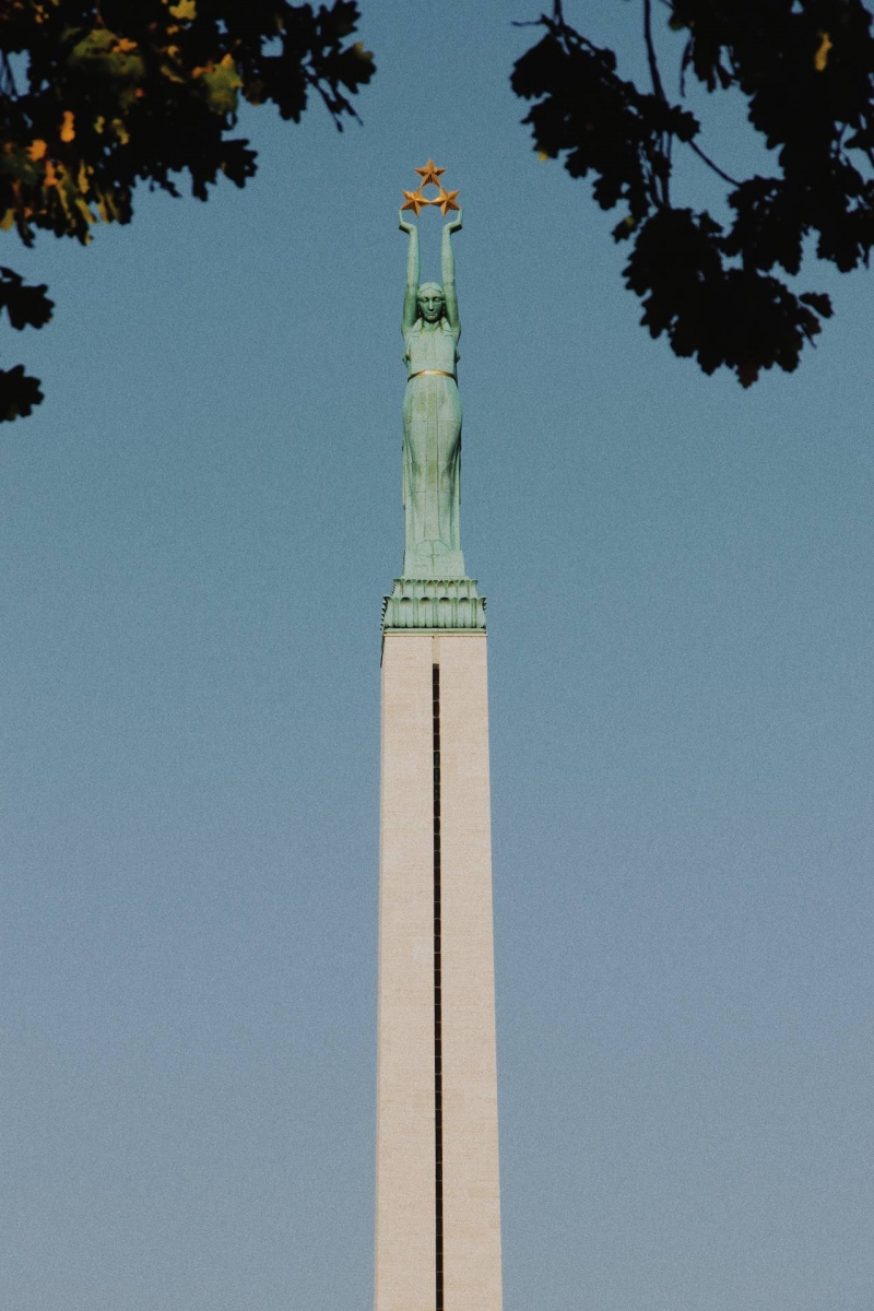 Monument de la liberté, quartier central, Riga, Lettonie