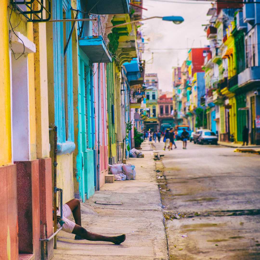 Calles coloridas de La Habana, Cuba