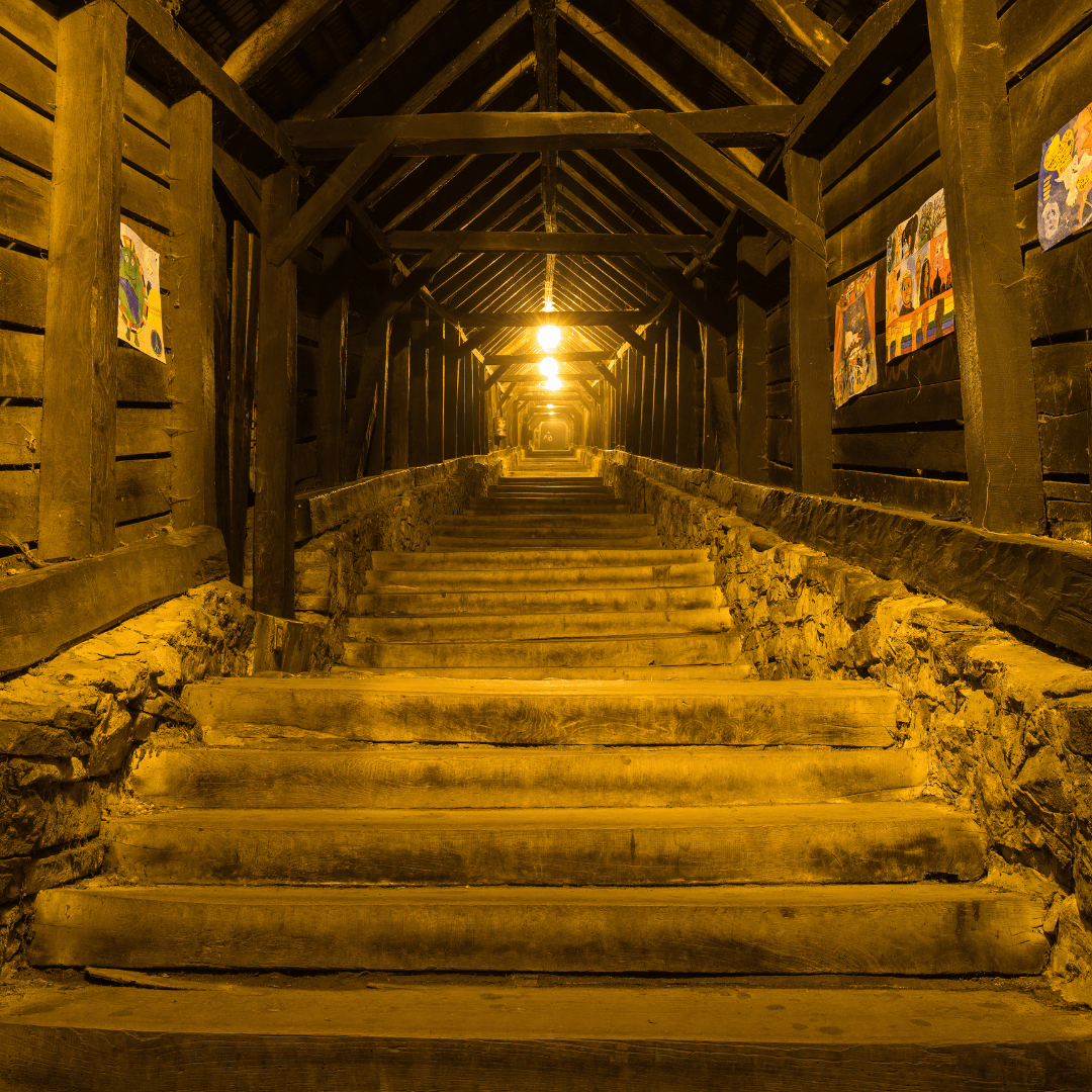 Escalier couvert (Scara Acoperita) construit au XVIIe siècle, l'une des attractions touristiques de Sighisoara