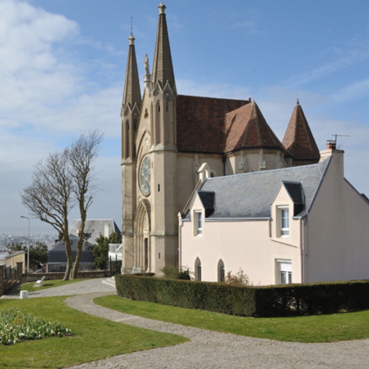 Cappella di Notre-Dame des Flots a SAINTE-ADRESSE, Normandia, Francia