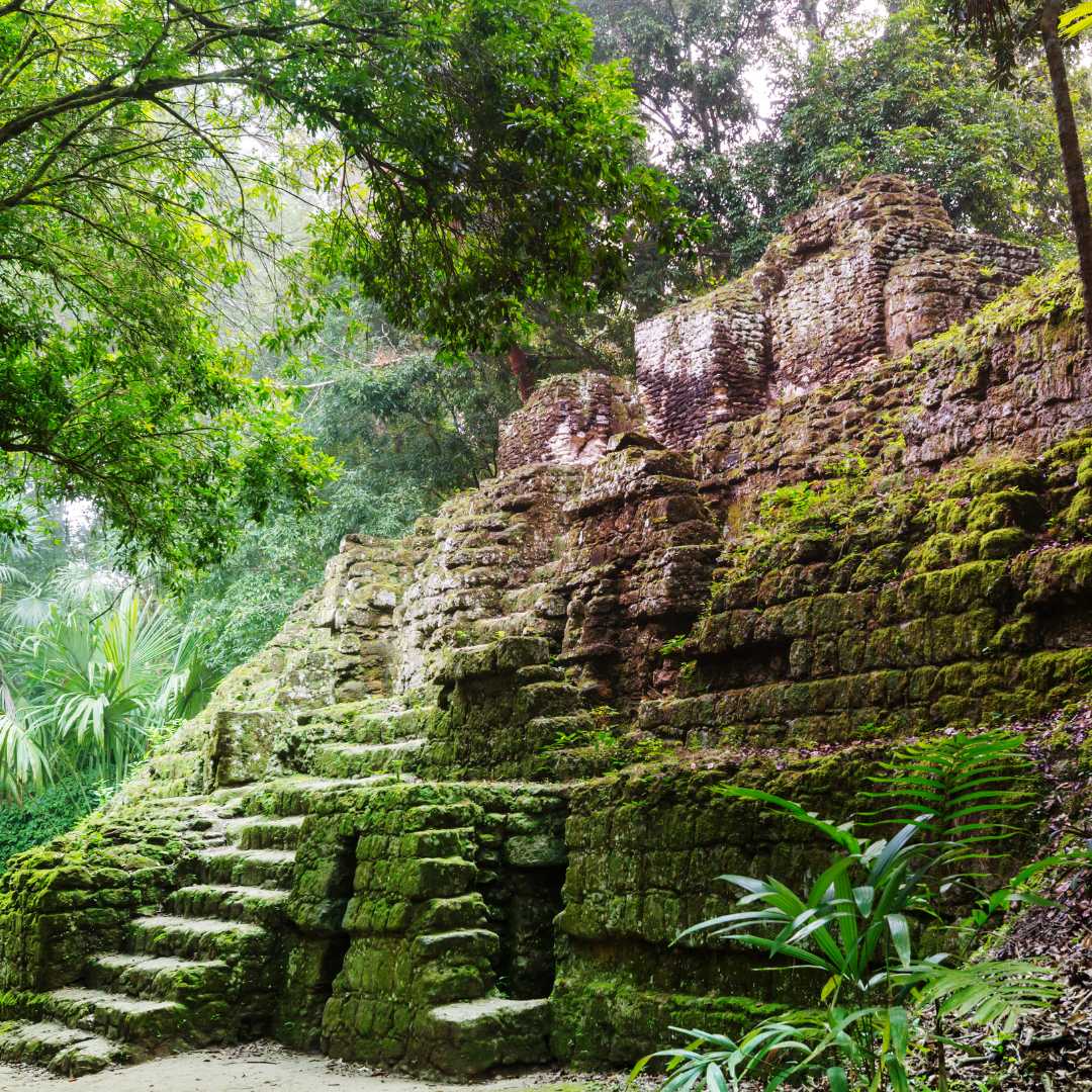 Templos mayas en Tikal