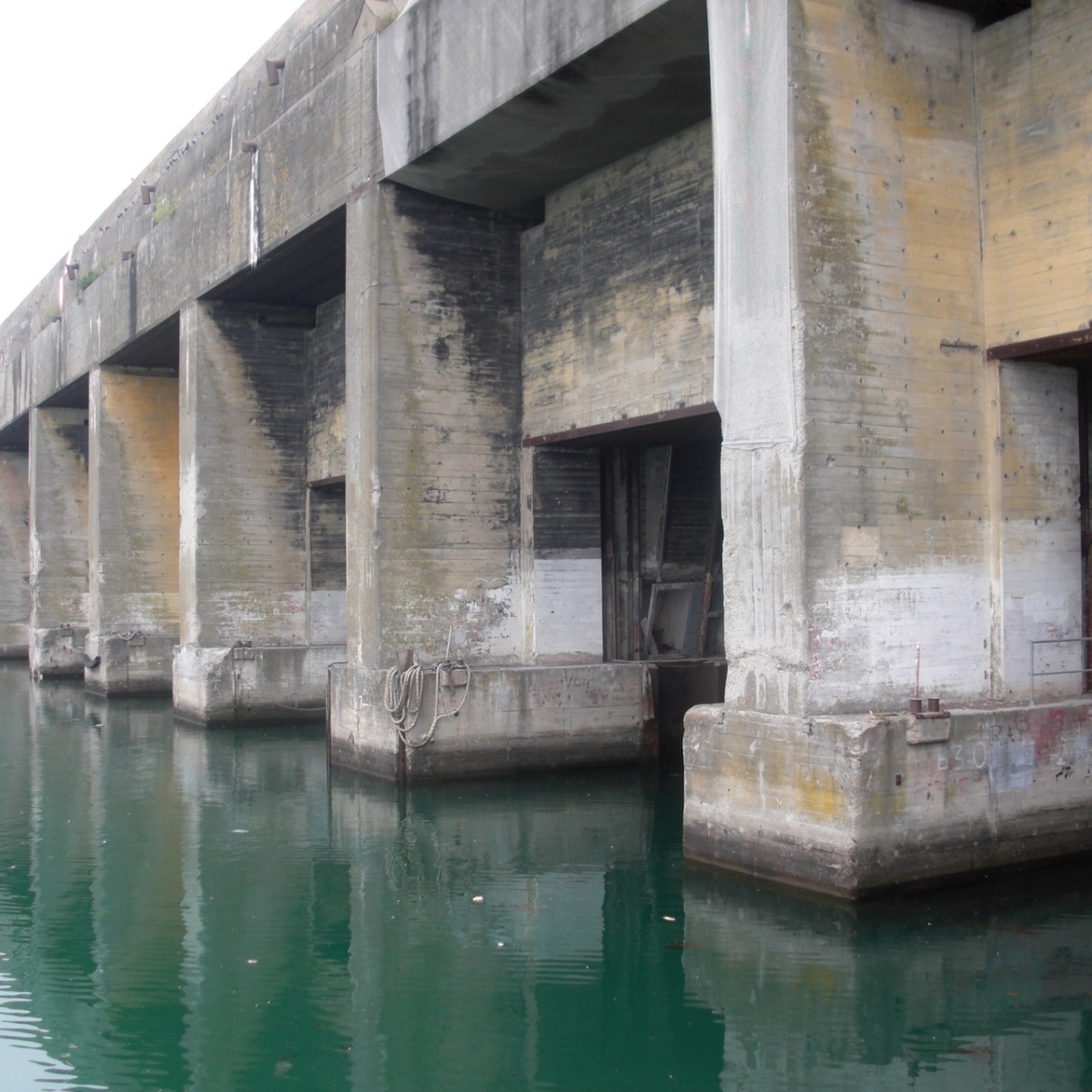 Typische U-Boot-Bunker – U-Boot-Garage