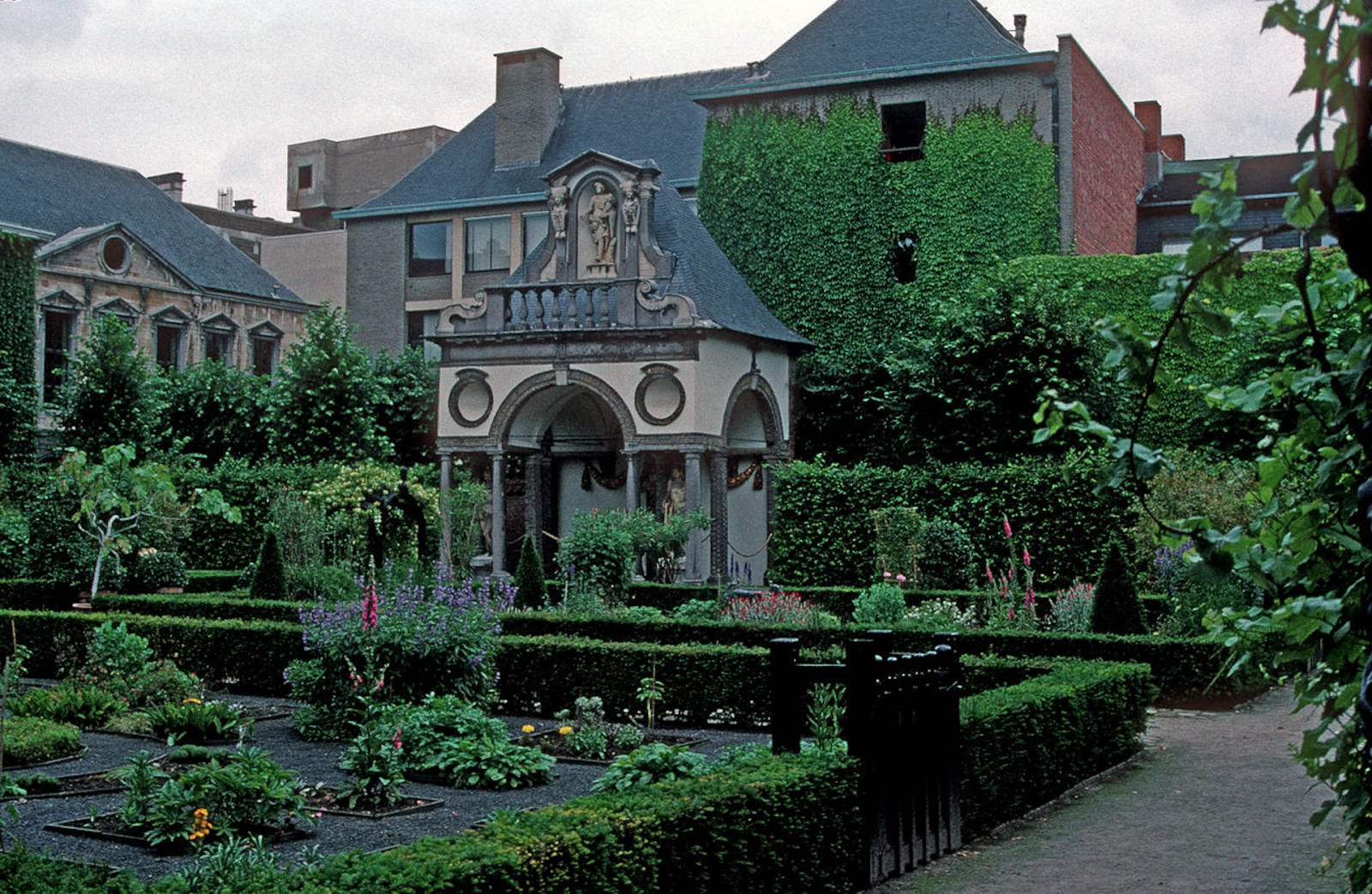 Los jardines de la casa de Rubens en Amberes