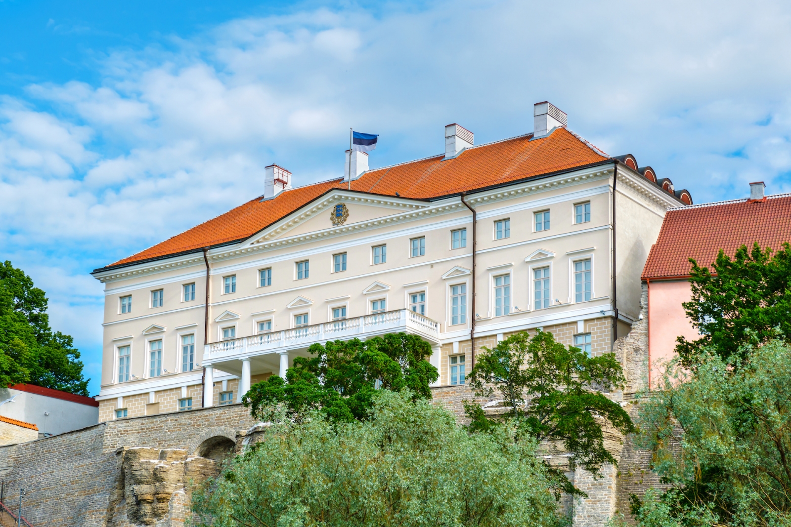 Эстонское правительственное здание.  Таллинн, Эстония