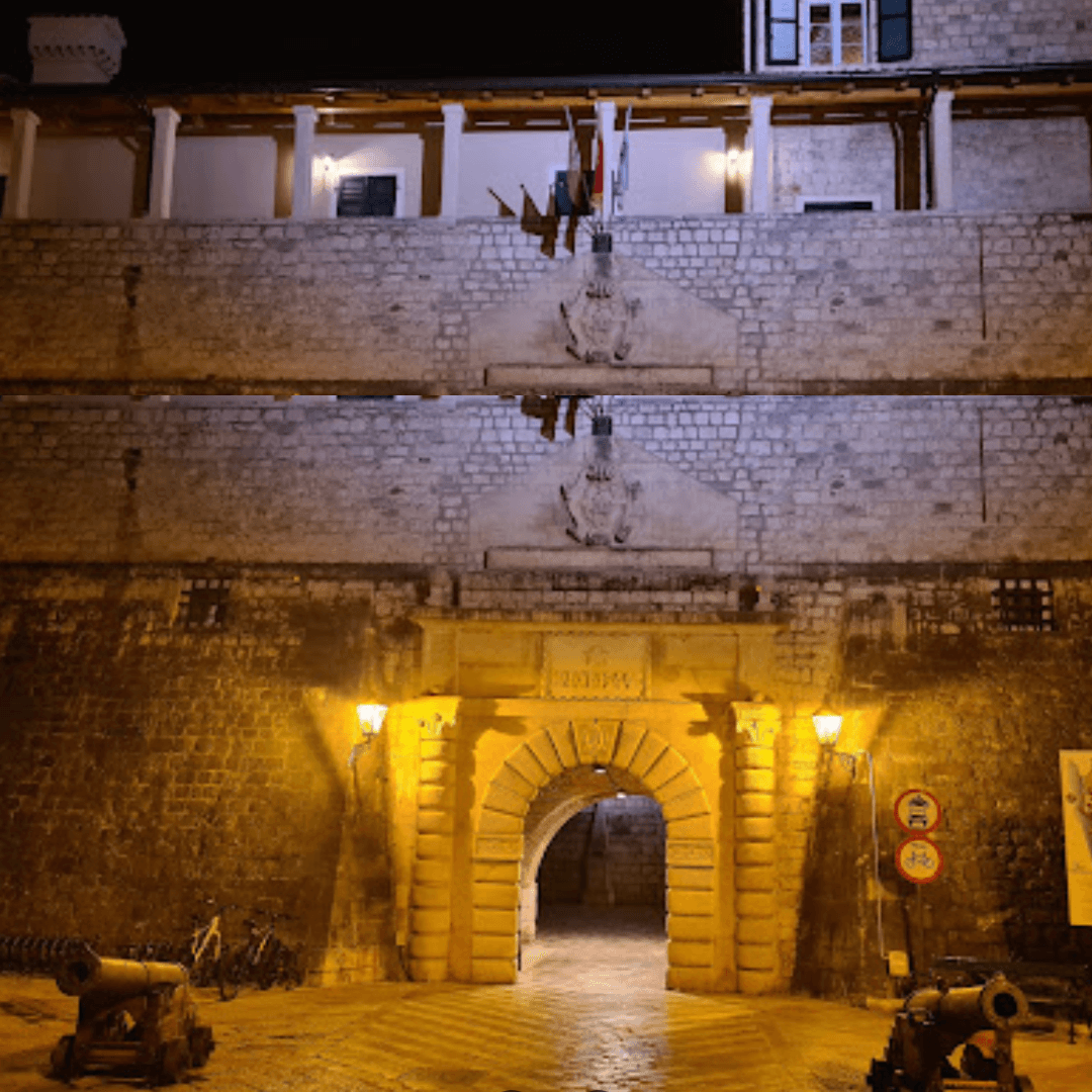 Sea Gate (Main Entrance of Old Town) in Kotor Montenegro