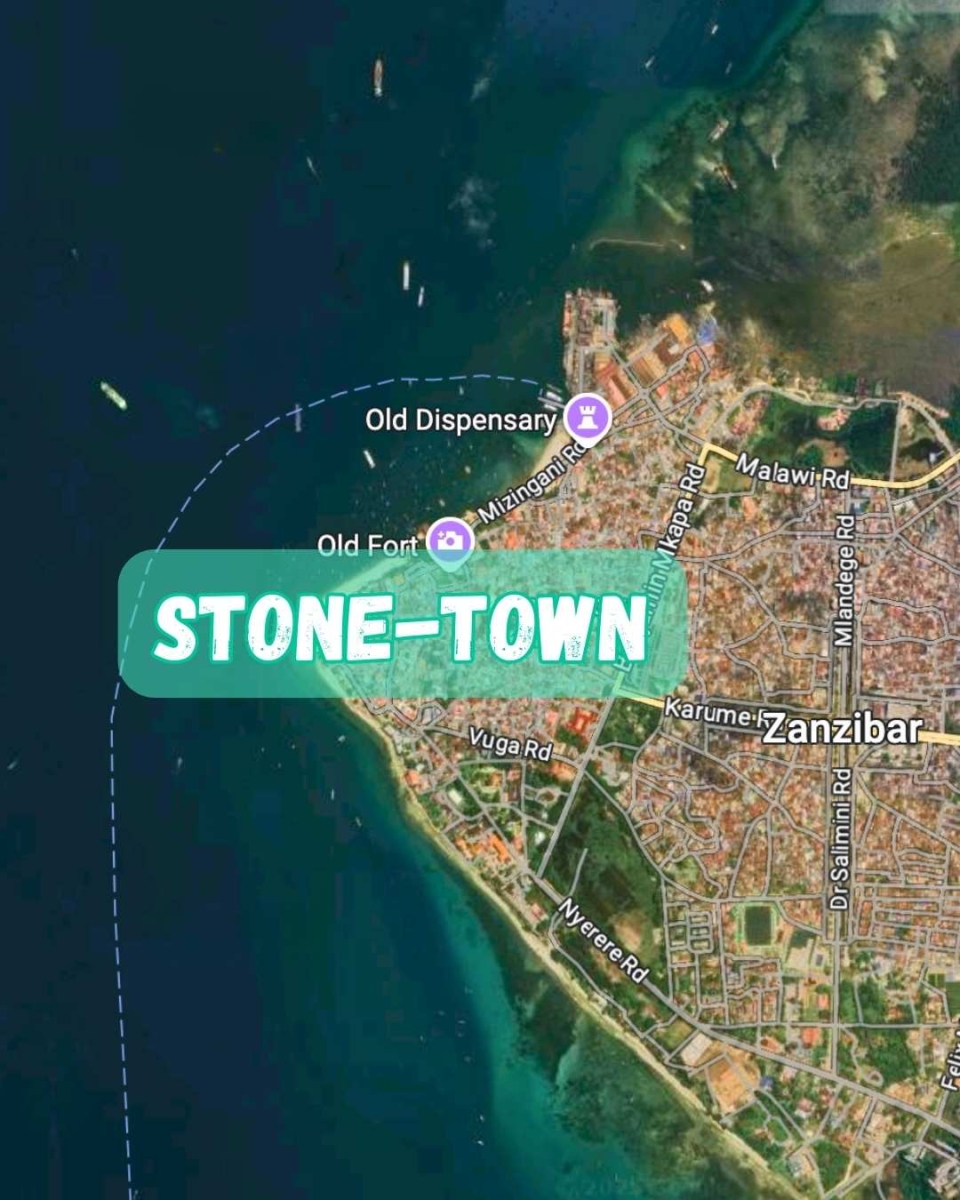 Stone Town Karte