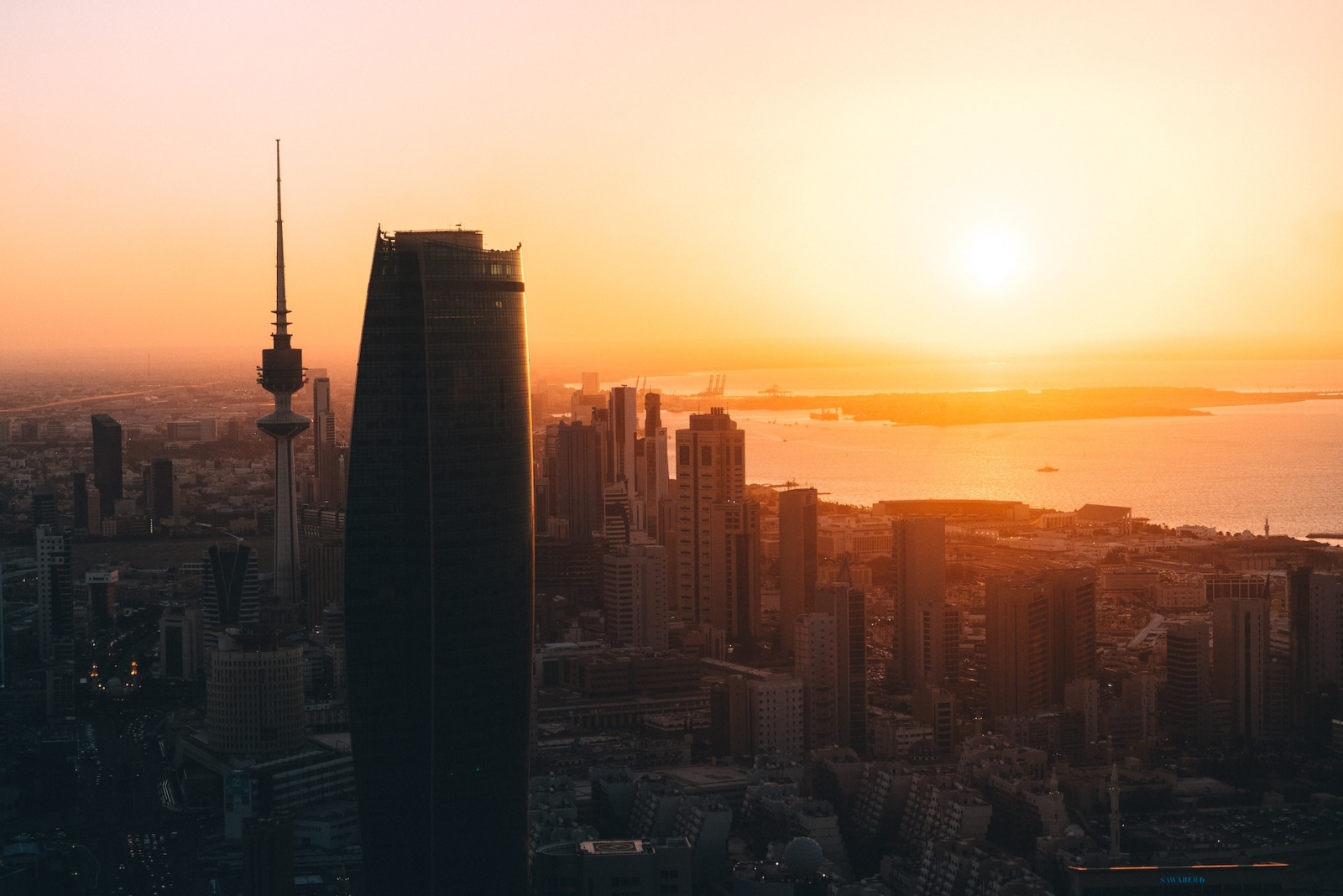 The Liberation Tower at sunset