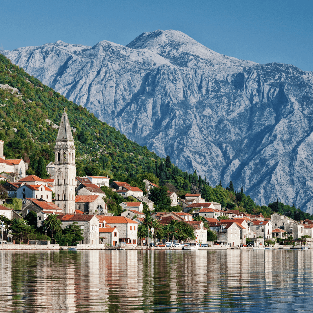 Kotor bay Montenegro