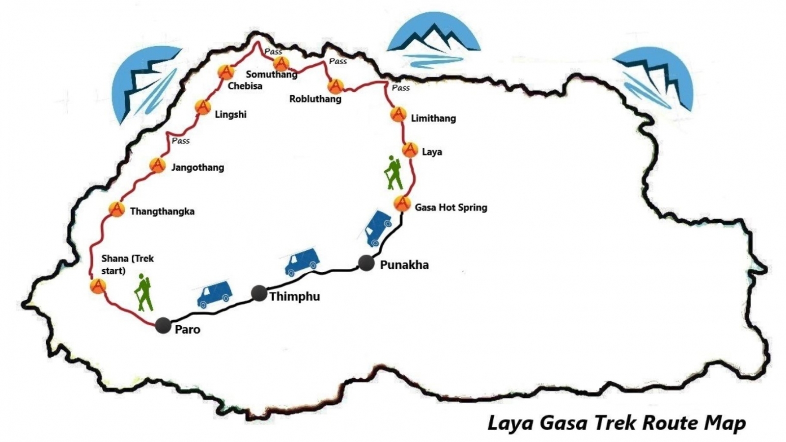 The Laya Gasa trek is one of the most beautiful trekking adventures in Bhutan