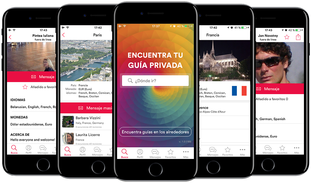 ¿Cómo funciona el mensajero integrado de Private Tour Guide World?