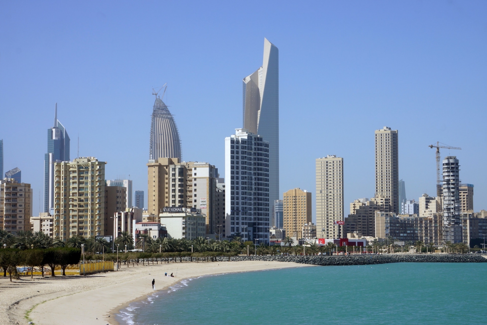 Kuwait skyline daytime