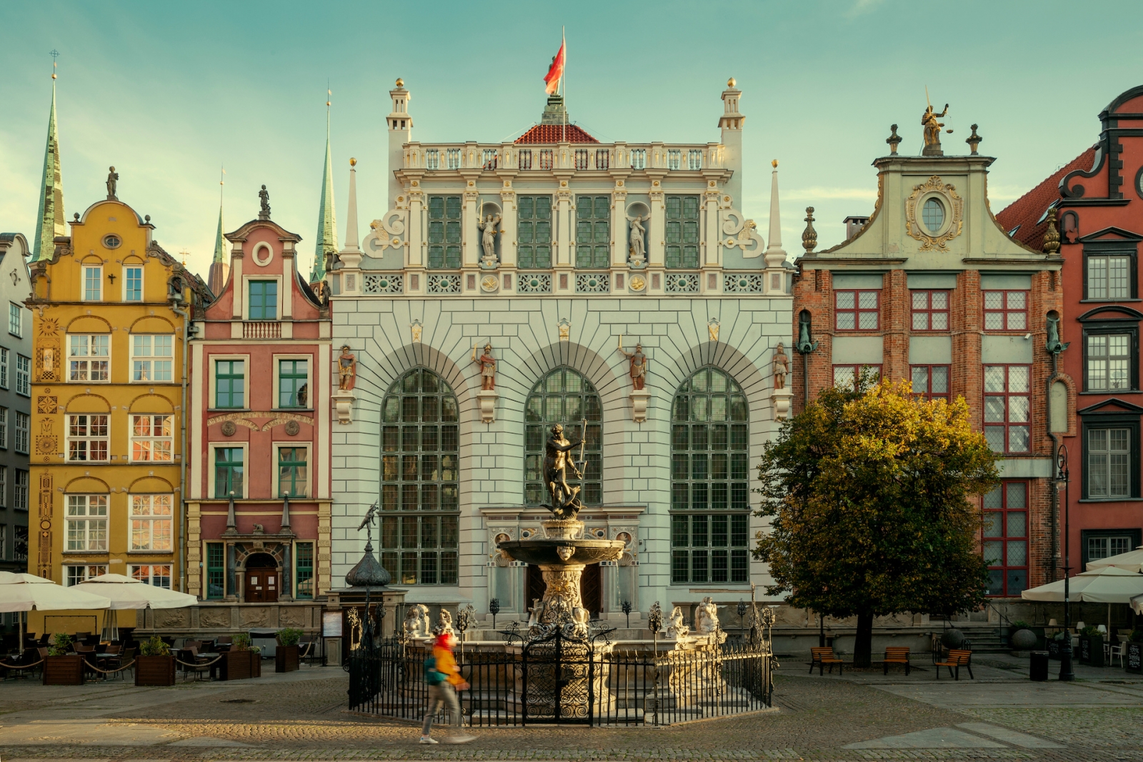 Vieille ville de la ville de Gdansk, Pologne