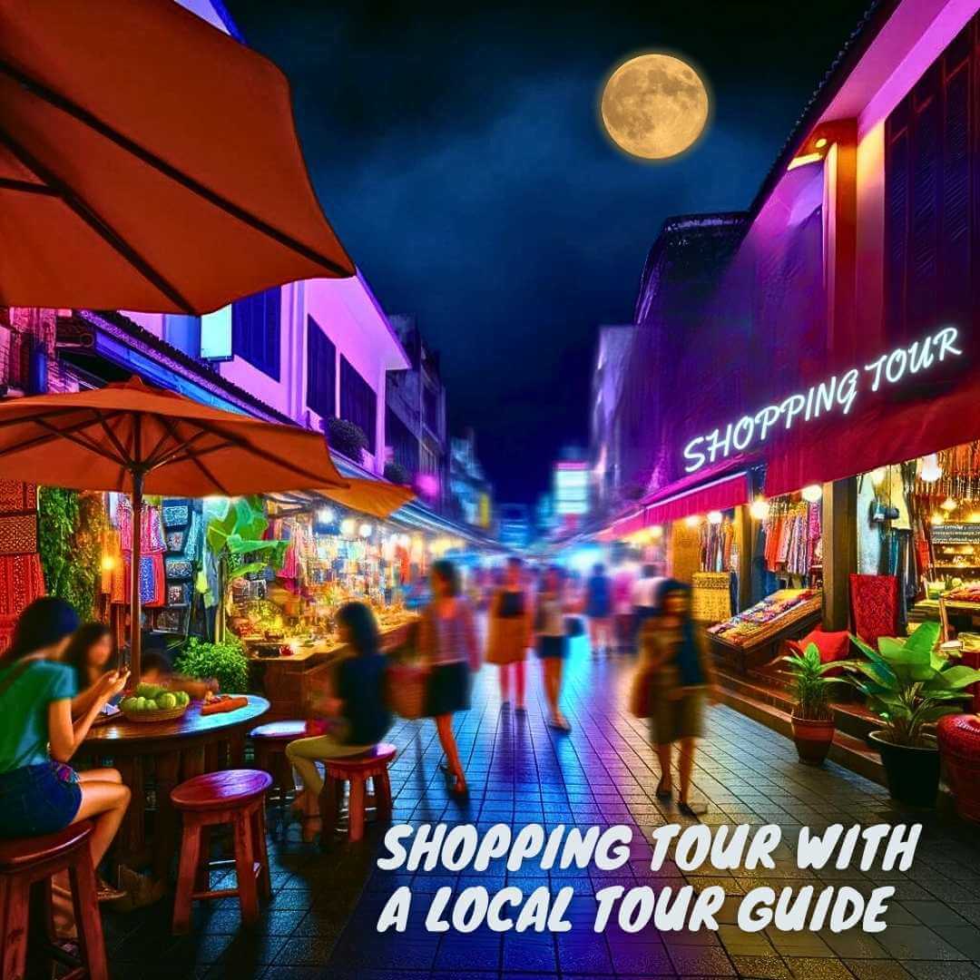 Suggest tourists explore the city's nightlife under full moon